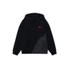 Li Ning Wade Series Pocket Spliced Loose Hooded Sweatshirt Men Sweatshirt Black AWDR735-2