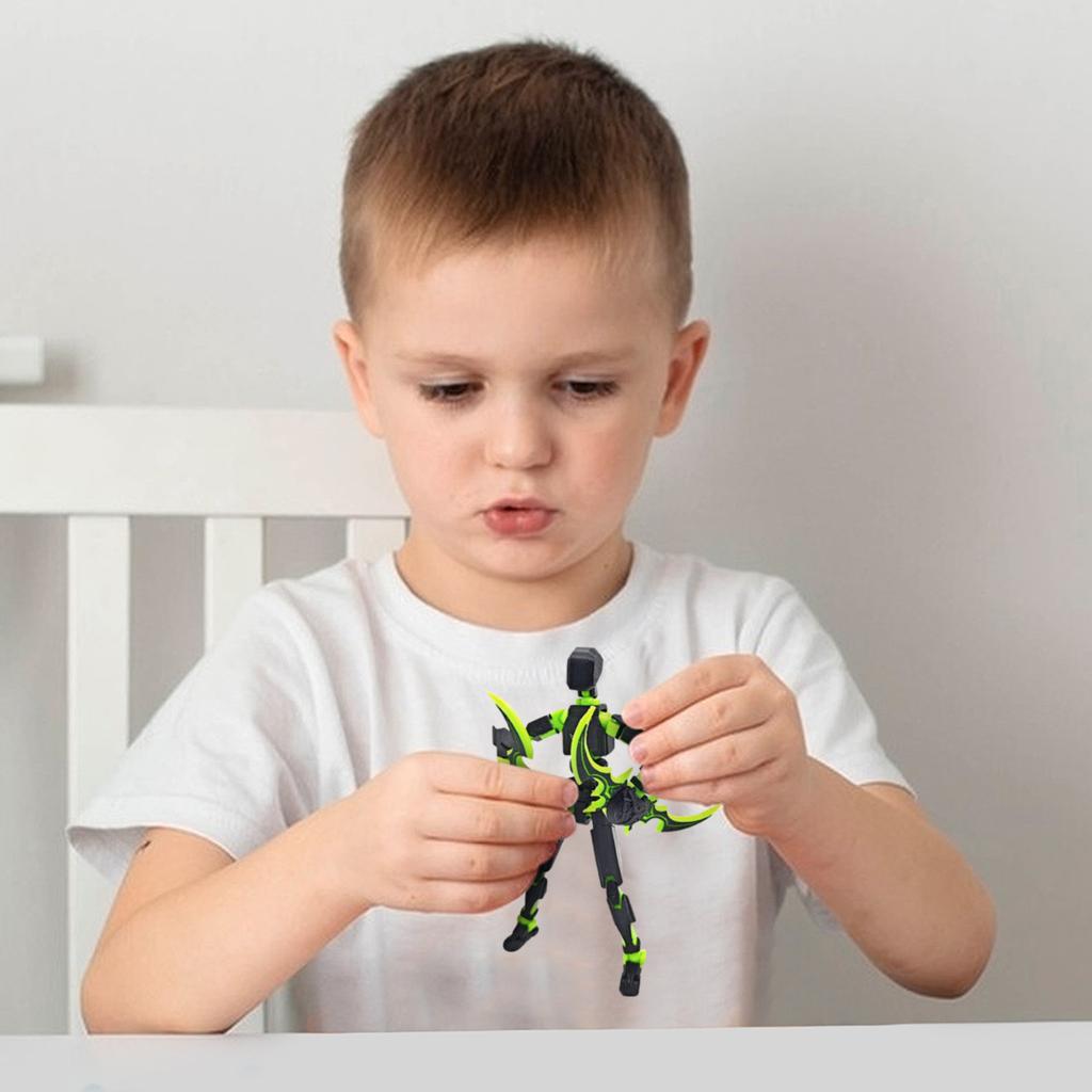 Mobile Doll Set, 3D Printed Titan Robot Mobile Doll, Posable Mobile Doll, Suitable For Collectors, Desktop Decoration