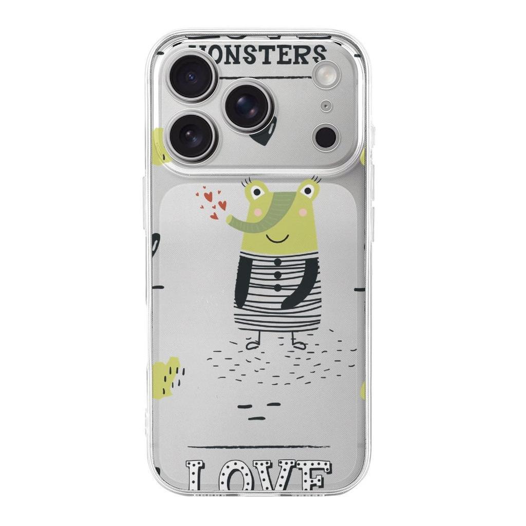 1 Pack For Iphone 17/17Air/17Pro/17ProMax Flexible Crystal TPU Case With Shock Absorber Edges, Scratch Proof Back And Lens Lip