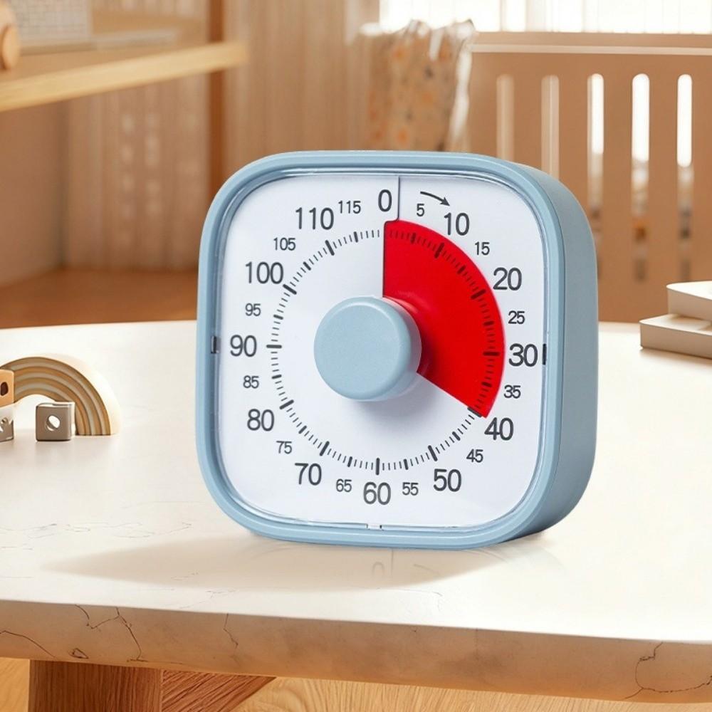 120 Minutes Countdown Alarm Clock Self-Discipline Kitchen Timer Visual Timer Time Management Tool