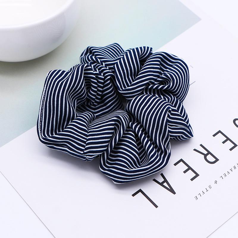 Stripe Womens Hair Accesorios Ladies Tie Striped Lady Scrunchies Ponytail Female Scrunchy Elastic Hair Ropes Headwear For Women