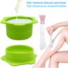 Non-stick Silicone Wax Bowl Convenient Easy To Demold Hair Removal Reusable Warmer Liner