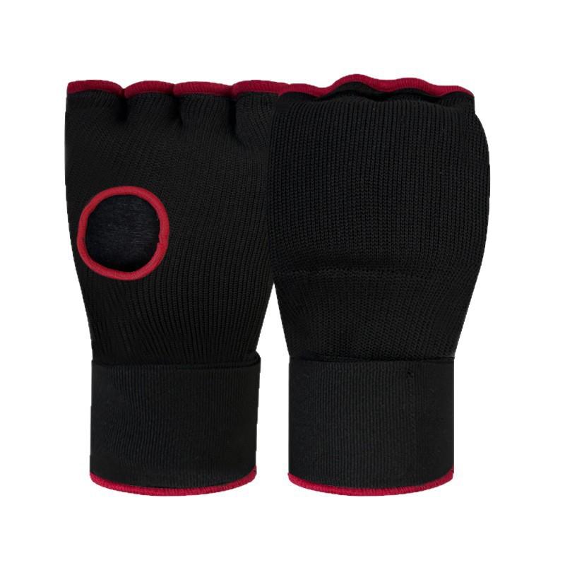 Half-Finger Boxing Gloves Muay Thai MMA Kickboxing Training With Hand Wrap Bandage Unisex Adult