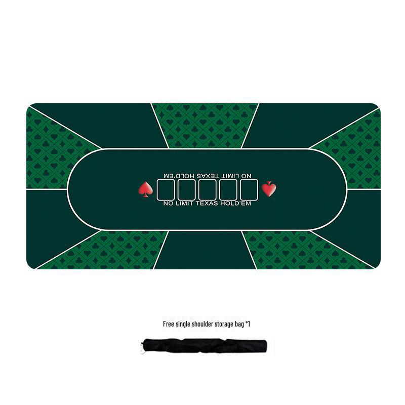 Коврик для покерного стола Texas Hold'em Silent Non-slip - утолщенная ткань для карточек для семейных вечеринок, в стиле TikTok, очень большой