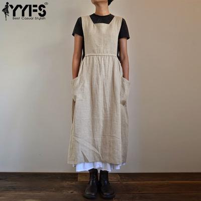 Женская мода лето весна однотонный принт без рукавов квадратный воротник с высокой талией повседневные платья