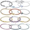 100%925 Pure Silver Multi-color Luxurious Elegant Watch Chain Beautiful Jewelry Gifts Suitable for Women's Parties
