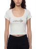 Y2K Heavenly | Women's Solid Color Slim Crop T-Shirt
