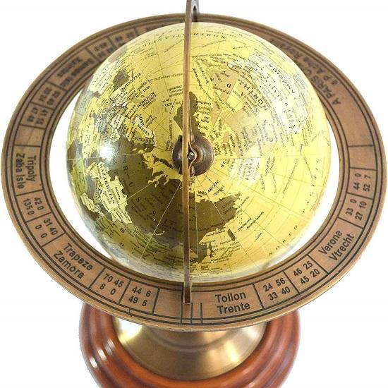 Морской вращающийся армиллярный глобус, винтажный латунный настольный офисный настольный глобус, новый вид, качественный предмет