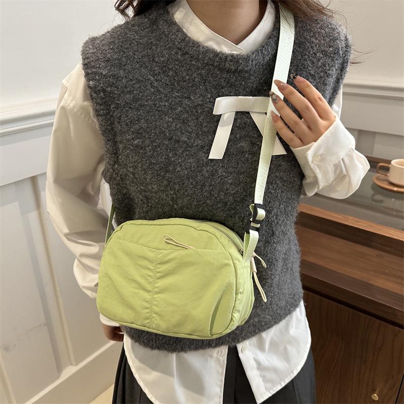 Женская нейлоновая сумка кроссбоди - 2025 Повседневная, легкая, вместительная маленькая сумка на плечо