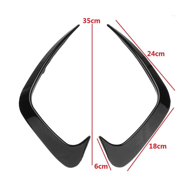 Для BMW 3 серии аксессуары G20 G28 318i 320i 325i 330i 2019-2020 задний бампер плавник крышка отделка боковой сплиттер крыло спойлер Canard