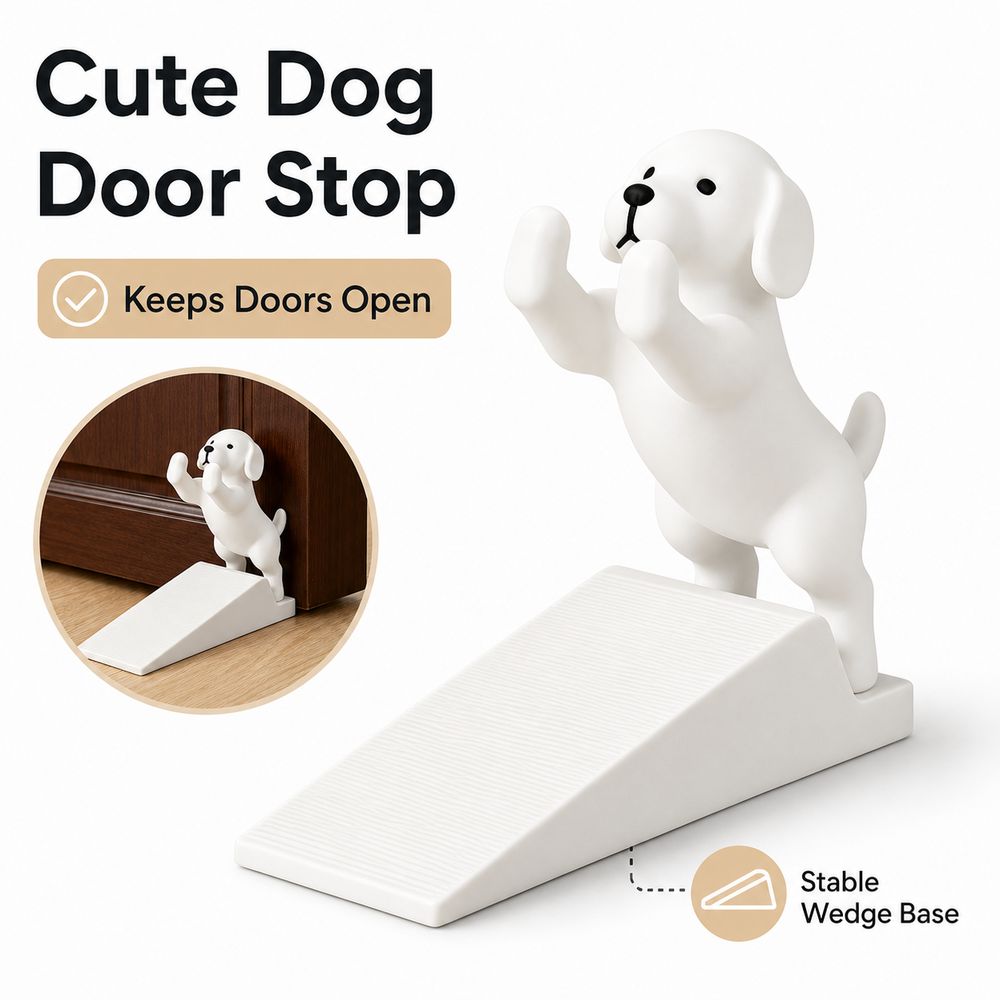 3D Printing Puppy Door Top Anti-Collision Door Stop Wedge New Dog Door Stopper Home Decor