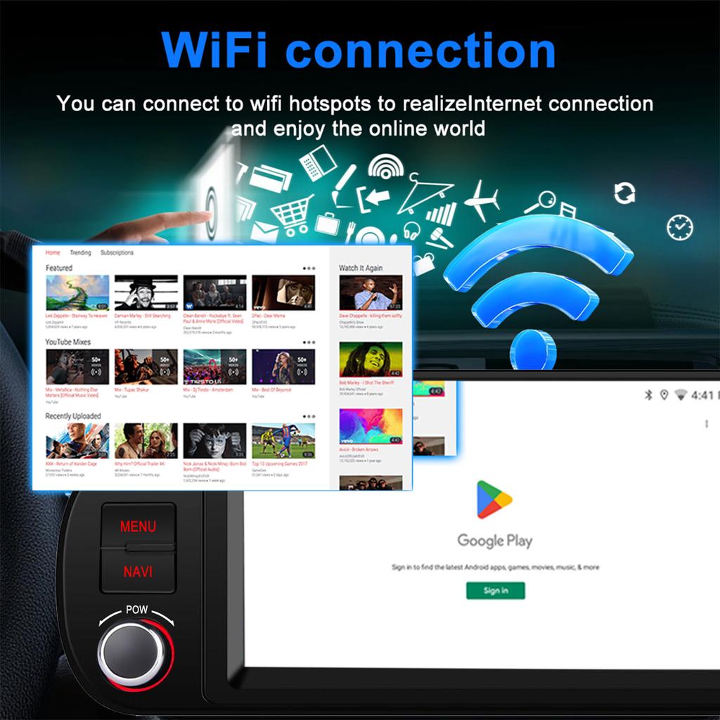 Автомобильное радио мультимедиа для Fiat Panda 2013-2020 Android Видео Стерео Android Auto Carplay GPS НЕТ 1 din DVD 7" Головное устройство