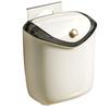 Hanging Small Trash Can Wall Mounted Punch Free Kitchen Compost Bin with Lid for Counter Top Under
