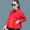 New Autumn Korean Style Loose Short Coat Women's Leather Jacket Skirt Popular Motorcycle Top Small Leather Jacket