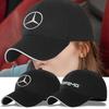 Moda erkaklar ayollar avtomobil LOGO beysbol kepkasi Mercedes Benz C260 C200 C180 GLA/E/C/E/S Class AMG E43 E260 E300 E320 E400 uchun avtomobil quyosh nuri kepkasi