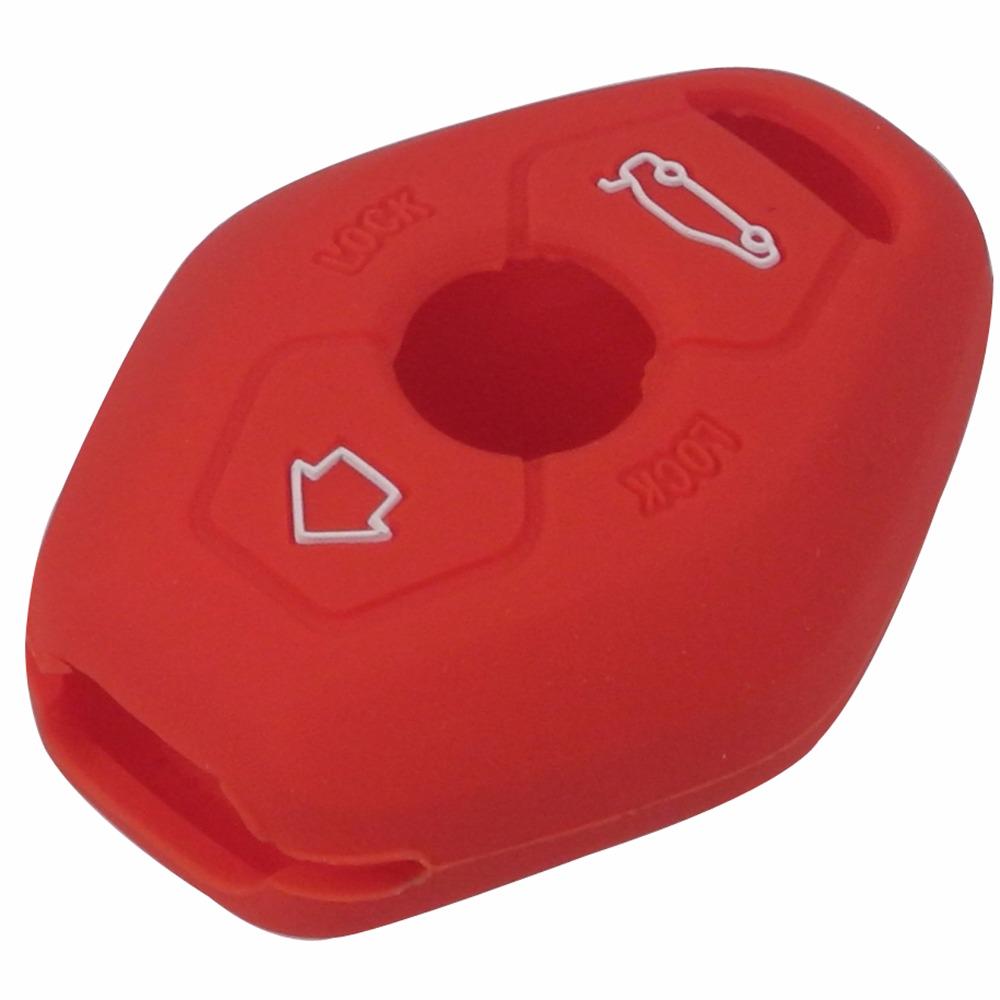 Jingyuqin 3B Remote Silicone Key Case Car Styling Cover For BMW X3 X5 Z3 Z4 3 5 7 Series E38 E39 E46 E83 FOB Set Protective
