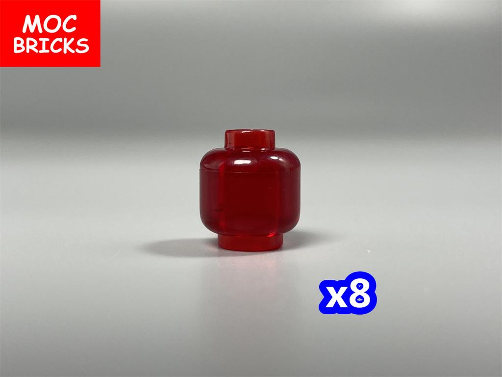 Фигурка MOC Bricks Пустая Голова Лицо Банка Бутылка Аксессуары Собранная Деталь Строительные Блоки Игрушки Для Детей