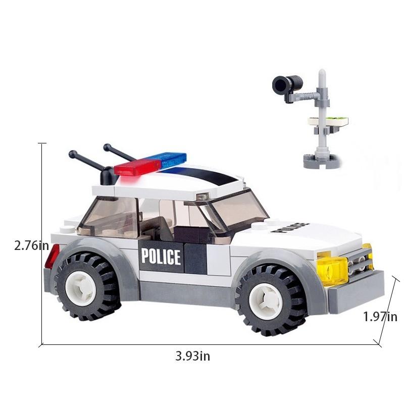 171 шт. Полицейский вертолет CreativeandCity Police SWAT Car Vehicle DIY City Police Series Boys Bricks Toys Детские подарки подарок на день рождения
