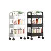 Multi-layer Snack Storage Rack for Kitchen Bathroom and Bedroom Mobile Storage Cart with Wheels Organizer Home Accessories