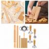 Gnocchi Maker Kit with Pasta Tools And Rolling Pin for Homemade Cooking
