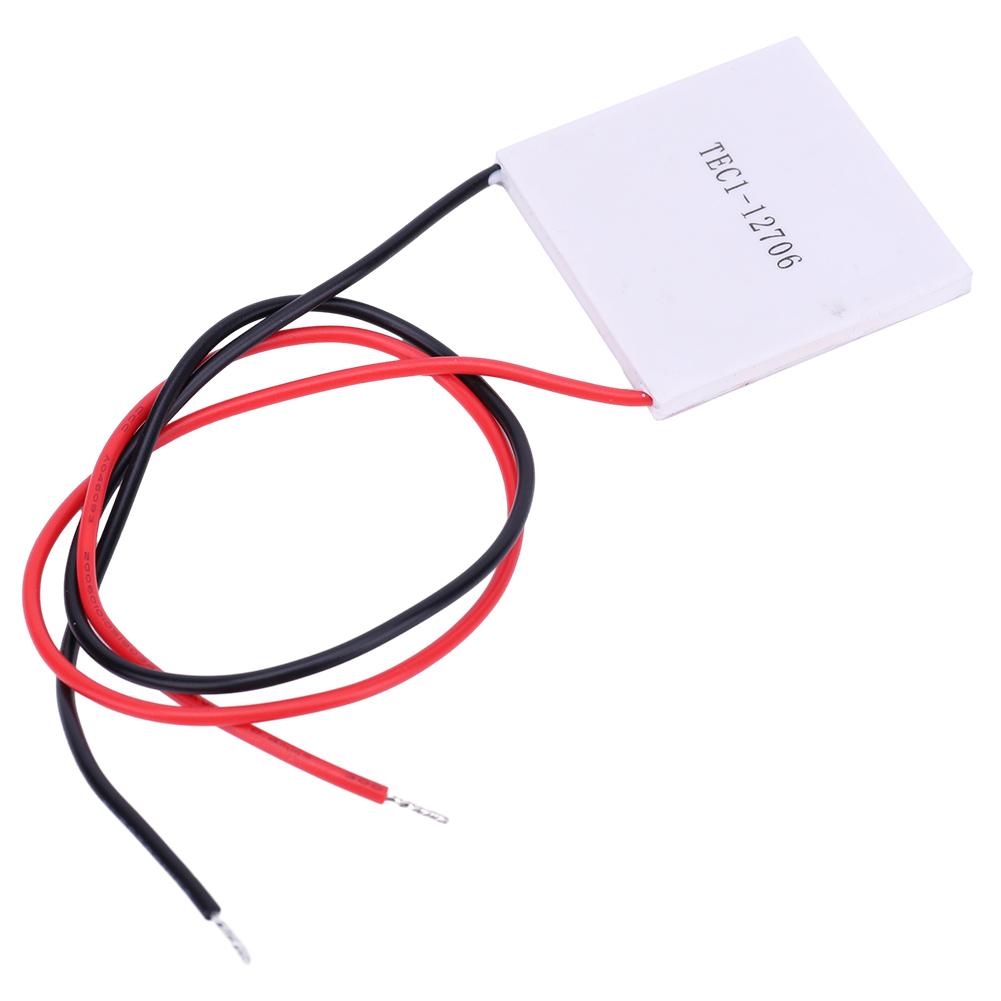 TEC1-12706 Semiconductor Refrigeration Tablets 12V 5.8A Heatsink Thermoelectric Cooler 40x40MM for Power Generation