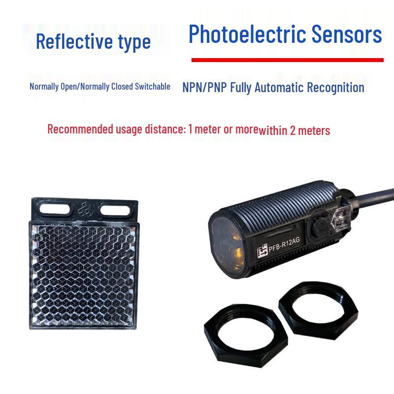 Baidate Transparent Object Detection Retroreflective Photoelectric Switch