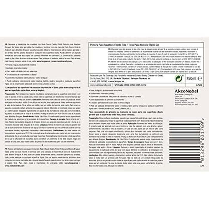 Peinture Pour Meubles - RUST-OLEUM - Chalky Finish - Turquoise - 0,75 L