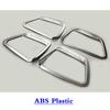 For Nissan Murano 2015 2016 2017 2018  Car Styling Stick Cover ide Door Audio Speak Sound Ring Lamp Trim Frame Panel Part