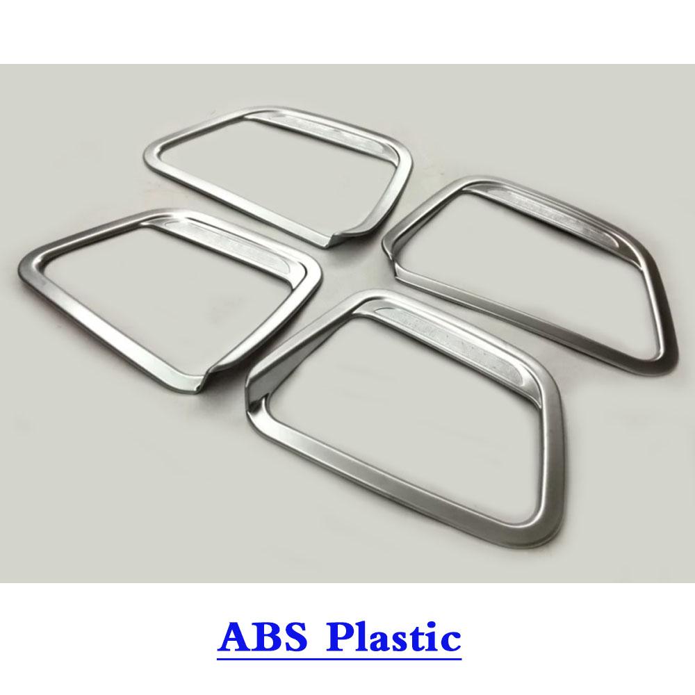 For Nissan Murano 2015 2016 2017 2018 Car Styling Stick Cover ide Door Audio Speak Sound Ring Lamp Trim Frame Panel Part