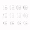 Press On Nail Almond Shaped Fake Nail Glossy Stick On Nail Natural Full Cover False Nail Acrylic Glues On Nail for Women