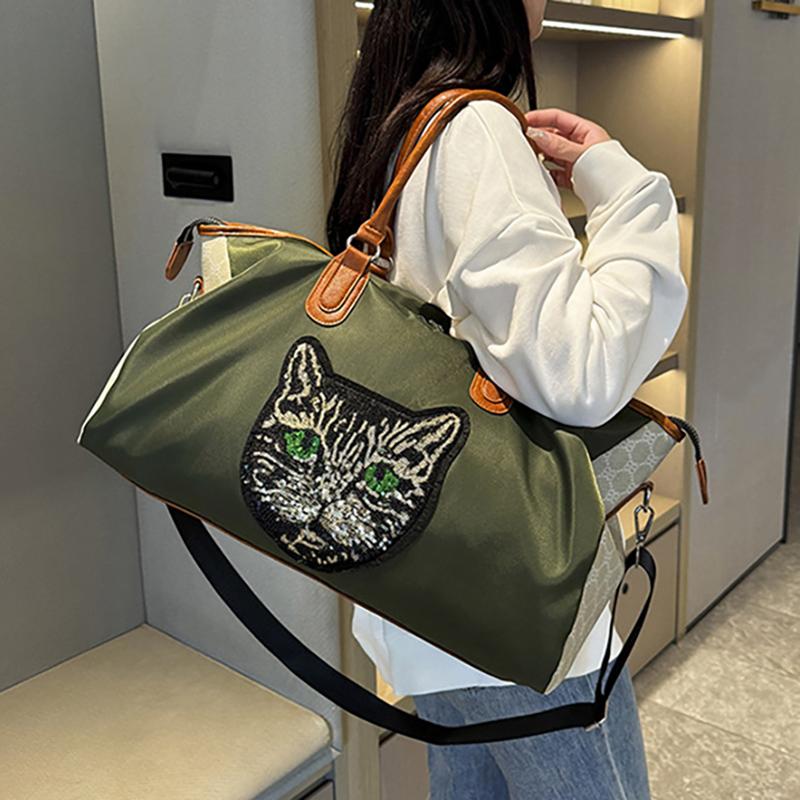 Большая вместительная дорожная сумка для женщин, спортивная сумка для йоги и фитнеса, студенческая сумка-органайзер на одно плечо, дорожная сумка для коротких поездок