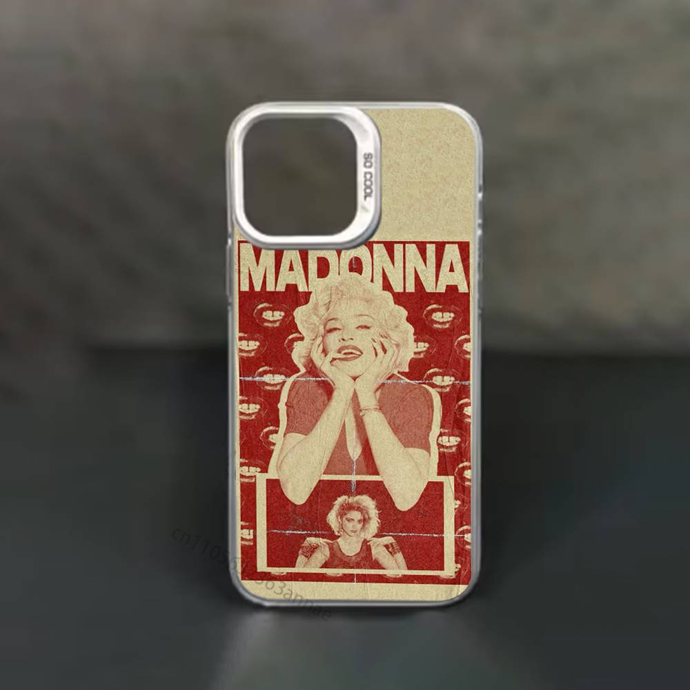 Чехол для телефона M-Madonna-S 80-х для iPhone 15 16 Pro Max Air SE 11 13 Pro 14 Plus 12 11Pro 15Pro Max 16e