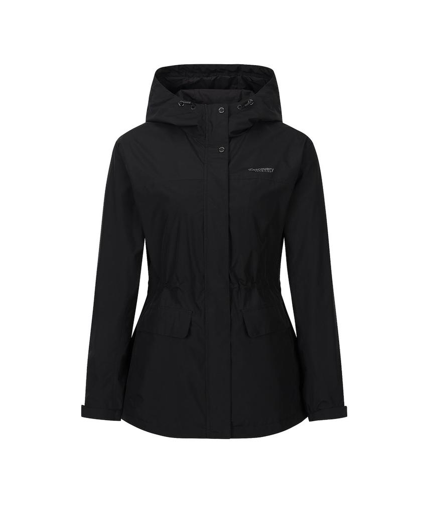 Discovery Expedition Women'S Vertex 2L Safari Mid Jacket (Black)
