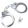 Металлические наручники с предохранительным устройством, идеально подходят для полиции, косплея, вечеринок, мероприятий, Хэллоуина и сценических выступлений, сверкающие Punpunmaru TJO-002
