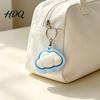 Брелок Cloud Clicker 3D-печатная игрушка-антистресс с кольцом для ключей, гаджет для снятия стресса пальцами, брелок-шарм для сумочки, школьной сумки, рюкзака, кошелька
