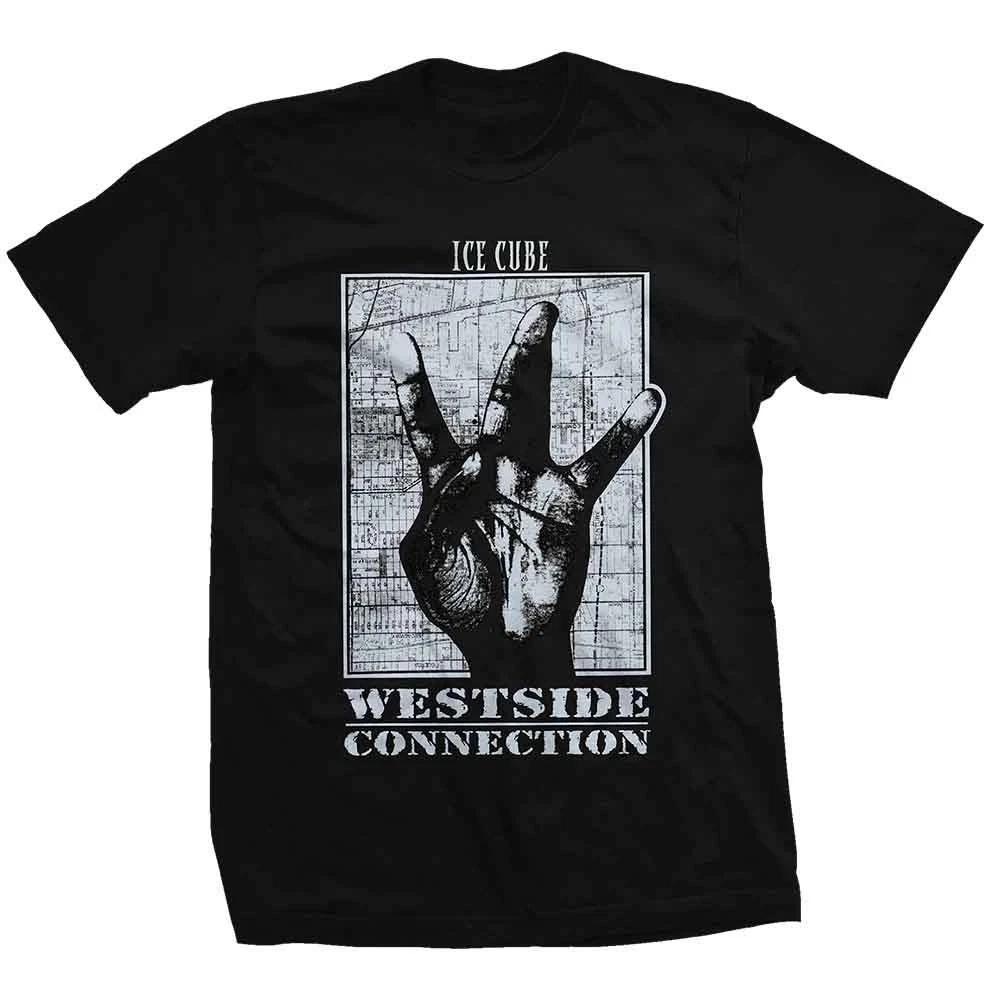 Футболка Ice Cube Логотип Westside Connection новая Официальная Мужская Черная