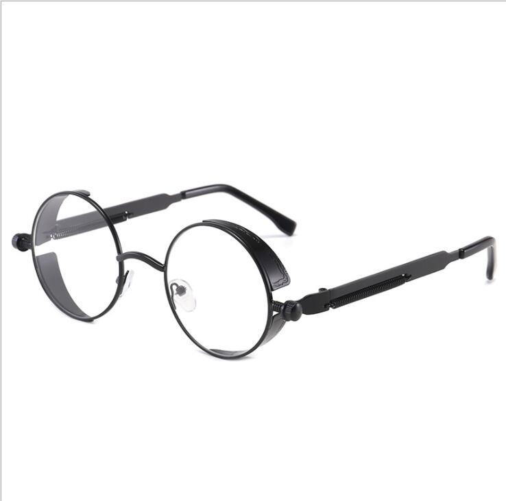 1PC Polarized Steampunk Men's Sunglasses New Design Round UV400 Sunglasses