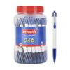 REYNOLDS 046 Синие шариковые ручки Упаковка 1 шт.(50 Ручек СИНИХ) Легкие гладко пишущие ручки с наконечником 0,7 мм для школы и офиса