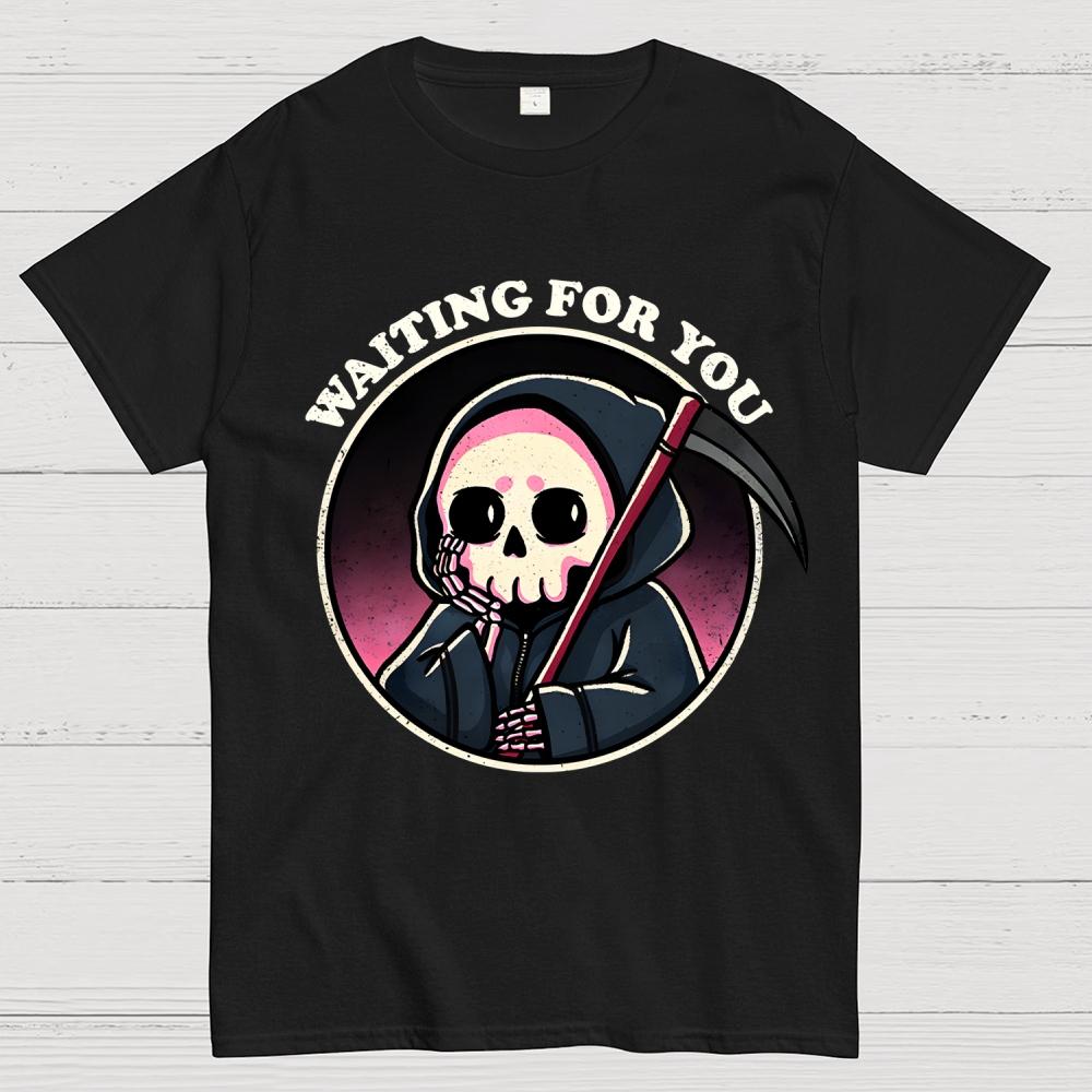 Waiting For You Cotton Summer Casual Cool Loose T-Shirt