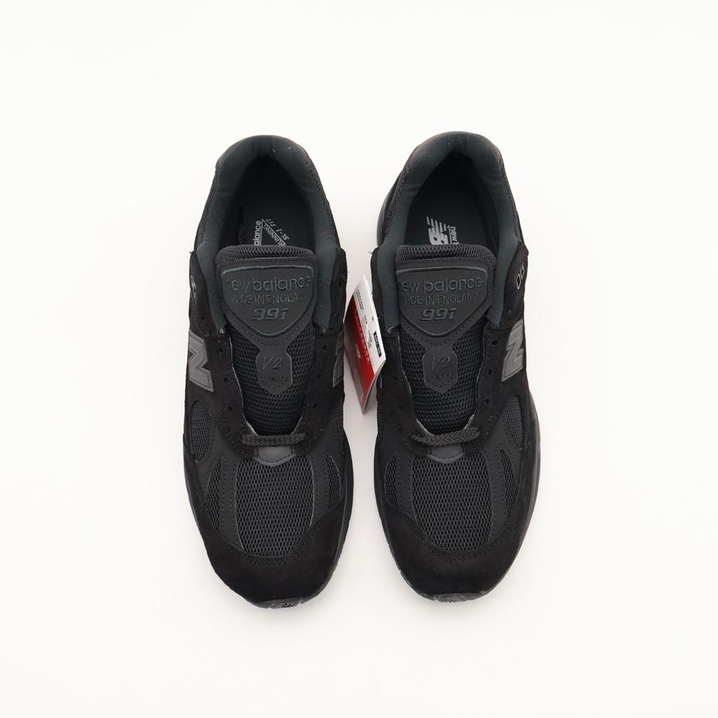 U991KK2 New Balance 991V2 Triple Black (Men's)