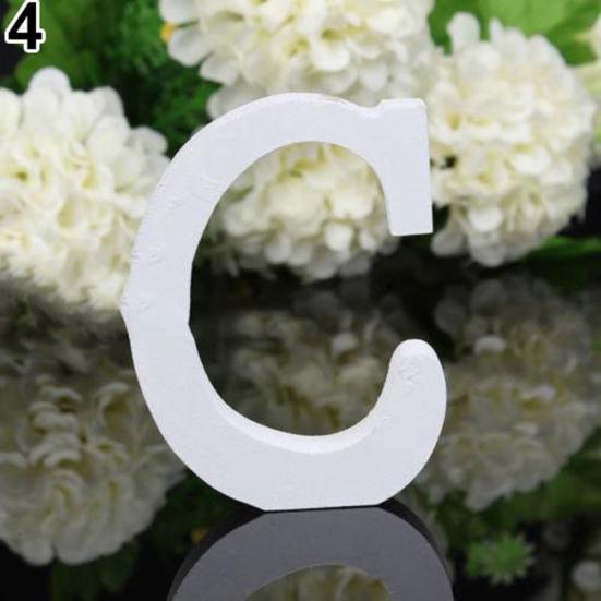 Freestanding Wood Wooden Letters Alphabet Bridal Wedding Party Home Shop Decor