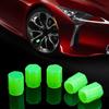 20 шт. Колпачки клапанов шин, Колпачки клапанов колес, Пылезащитные колпачки для шин автомобиля, Светящиеся колпачки клапанов шин