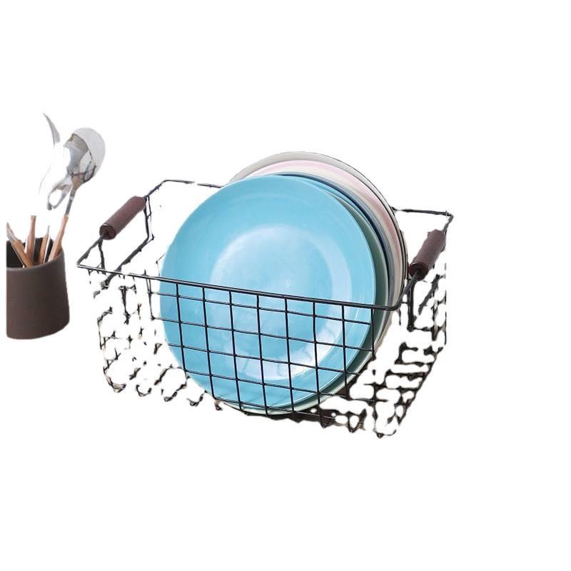 Скандинавская корзина для хранения из железа для одежды, ванной комнаты и кухни