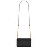 Saint Laurent Ysl Monogram Gold Logo Calfskin Smooth Leather Crossbody Phone Bag Women bags Black 635095-0U40J-1000