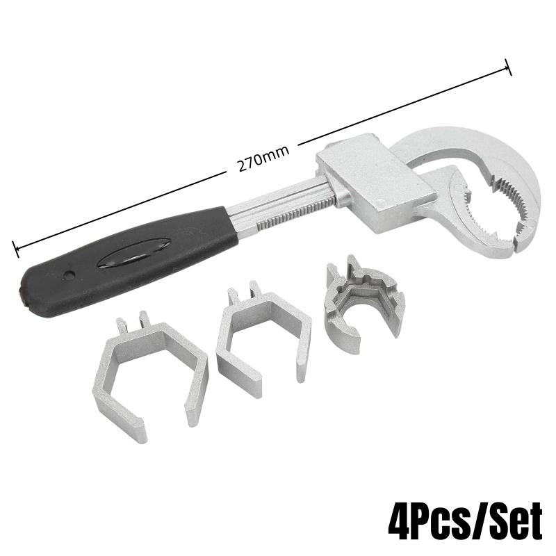 1Pcs/Set Multi-Function Sink Wrench Universal 81mm Large Opening Faucet Tool for Bathroom and Household Pipe Installation Repair