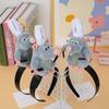 [Raineed] Women's Ratatouille Mouse Headband, Stylish Mouse Hair Ornament, Plush Headband, Cosplay Accessory, Cute Anime Style, Perfect for Parties,