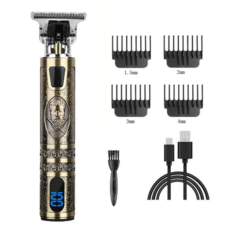 Professional Hair Clipper, Electric Shaver with LED Display, Hair Clipper, Beard Trimmer