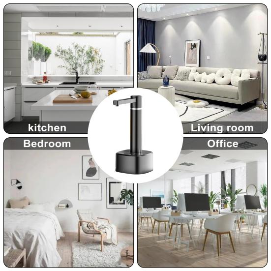 Автоматический водяной насос, 3 режима, низкий уровень шума, удобный вращающийся на 360 градусов аккумуляторный универсальный диспенсер для кувшина для воды