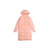 3ST Длинная парка со съемным капюшоном пуховик унисекс верхняя одежда блестящий-розовый FQ2087
