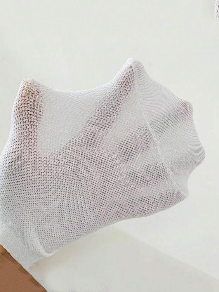 5 Pairs Women Cartoon Short Socks Trendy Versatile Cute Flower Pattern Socks Sweat Absorbing Breathable Soft And Casual Socks